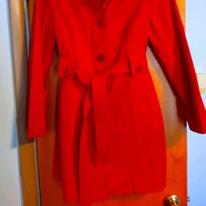 London Fog Brilliant Red raincoat